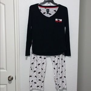 Laura Ashley Schnauzer Pajama Set